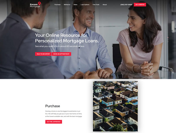 Encore Mortgage - Enfuse Creative Design